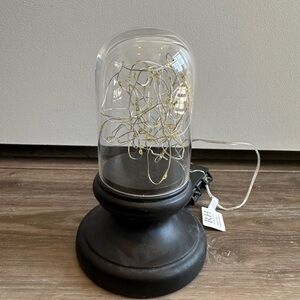Small Restoration Hard Cloche with Fairy Lights